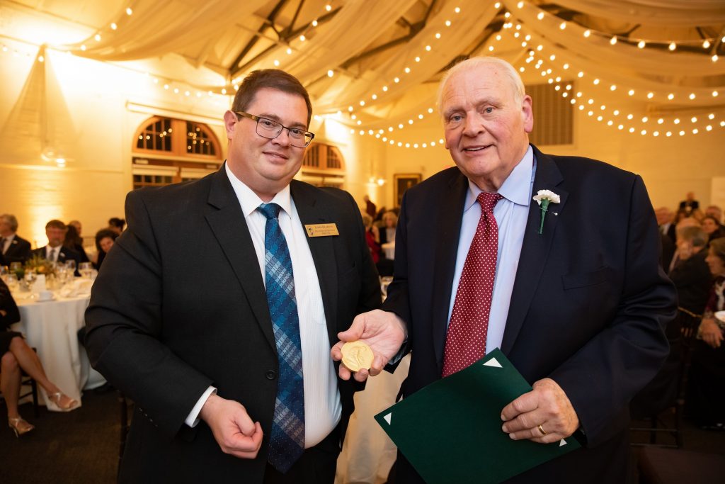 Robert Bartlett Jr. Accepts the George Robert White Medal of Honor