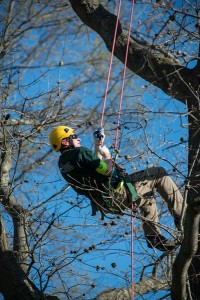 Todd in the Speed Climb Event